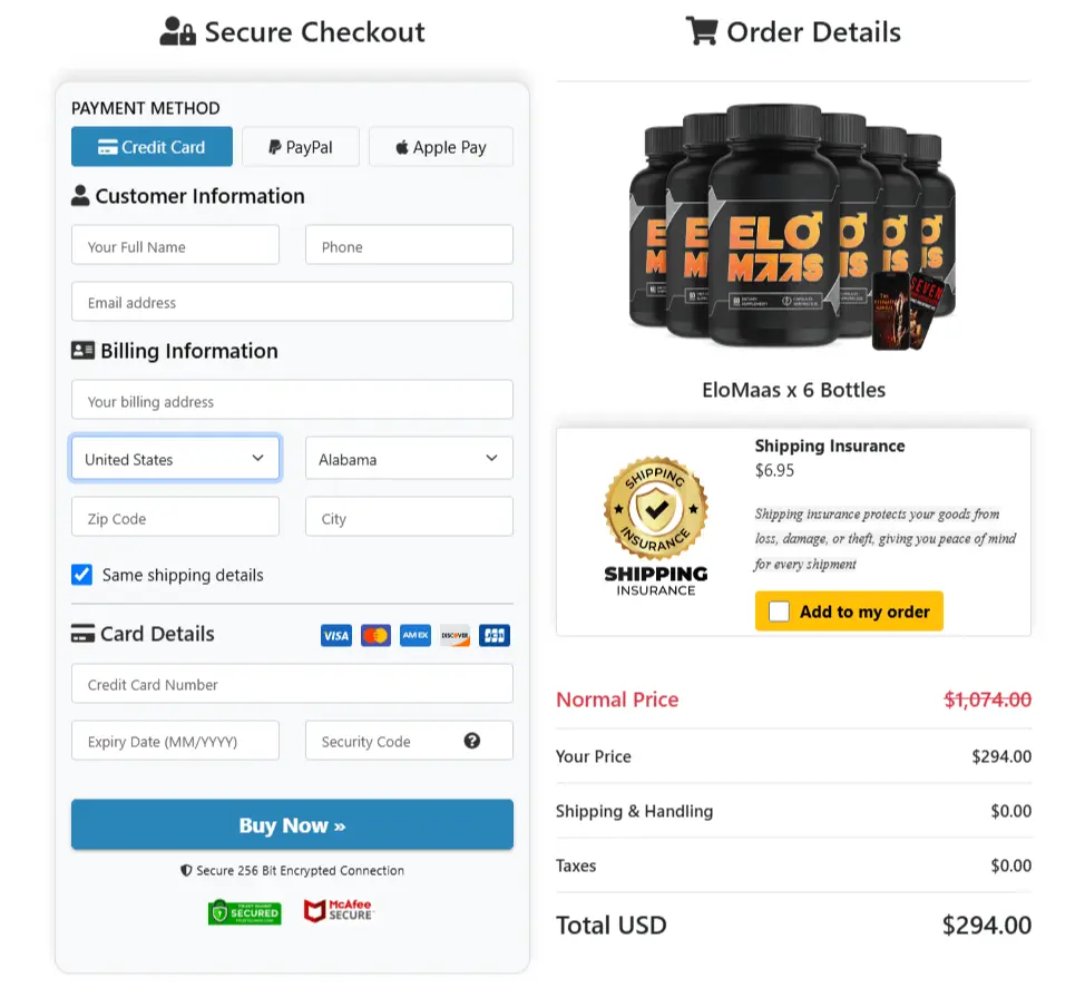elomaas-order-page